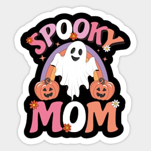 Spooky mom funny Halloween family matching mother gift Sticker